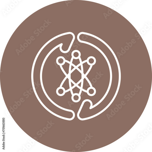 Continuous Updating Line Icon