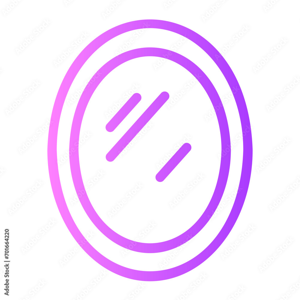 mirror gradient icon mirror gradient icon