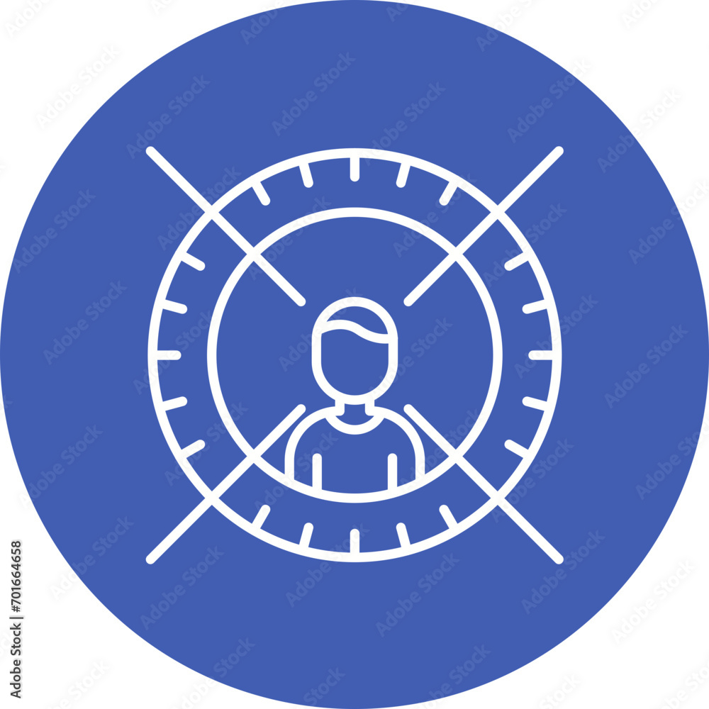 Target Audience Line Icon Target Audience Line Icon