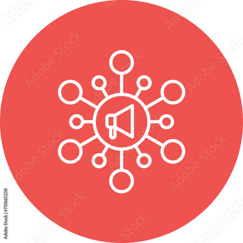 Viral Content Line Icon