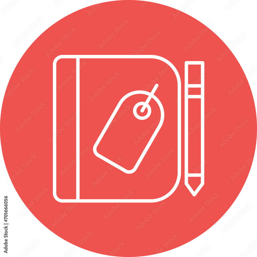 Fototapeta premium Corporate Identity Guidelines Line Icon
