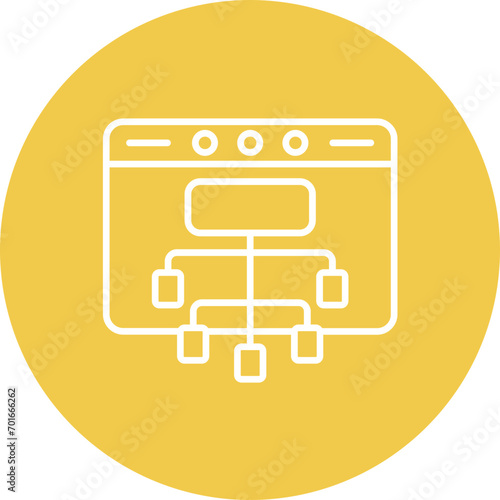 Front End Development Line Icon