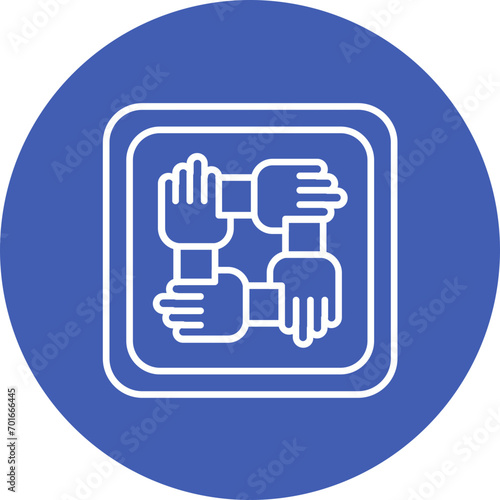 Cooperation Line Icon