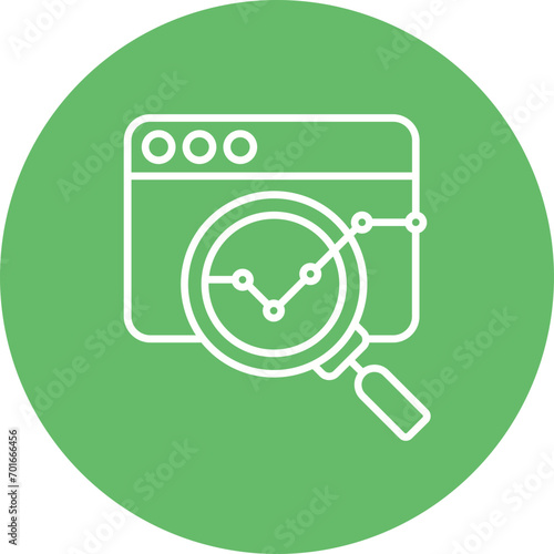 Datanalysis Line Icon