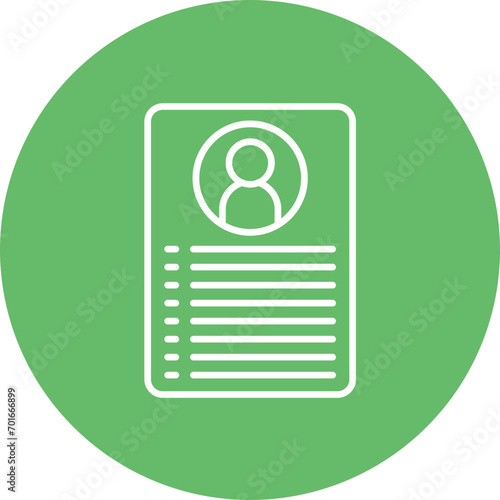Resume Line Icon