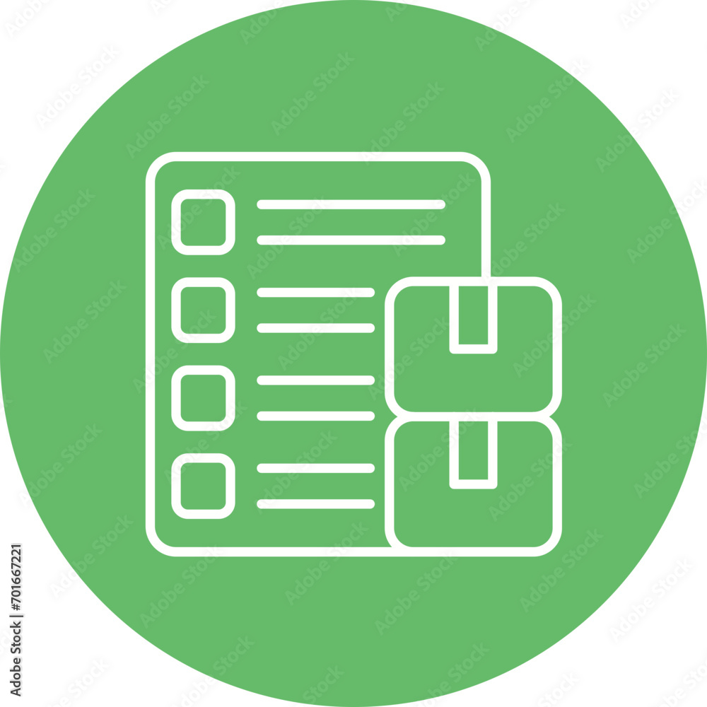 Production Priorities Line Icon Production Priorities Line Icon