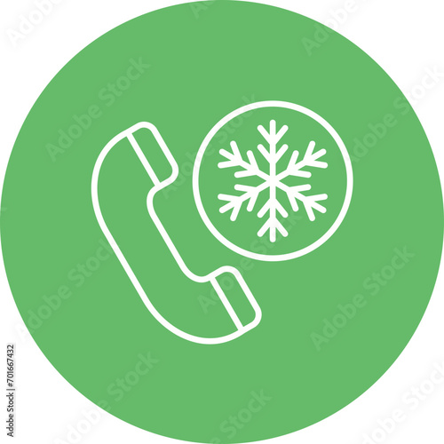 Cold Calling Line Icon