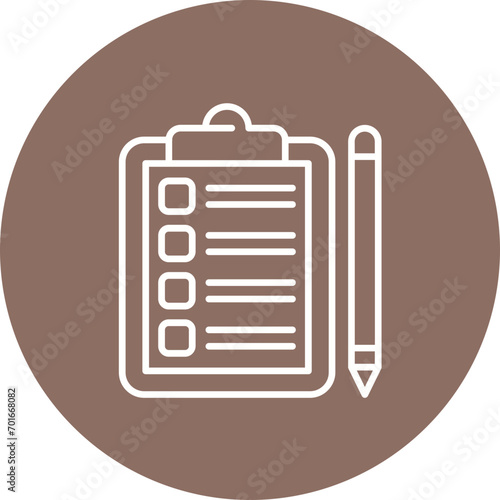 Performance Appraisal Line Icon