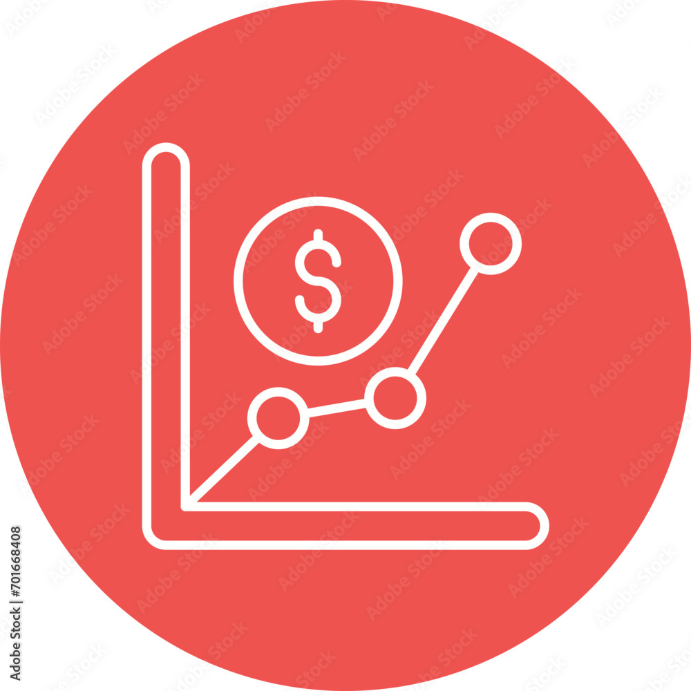 Income Settings Line Icon Income Settings Line Icon