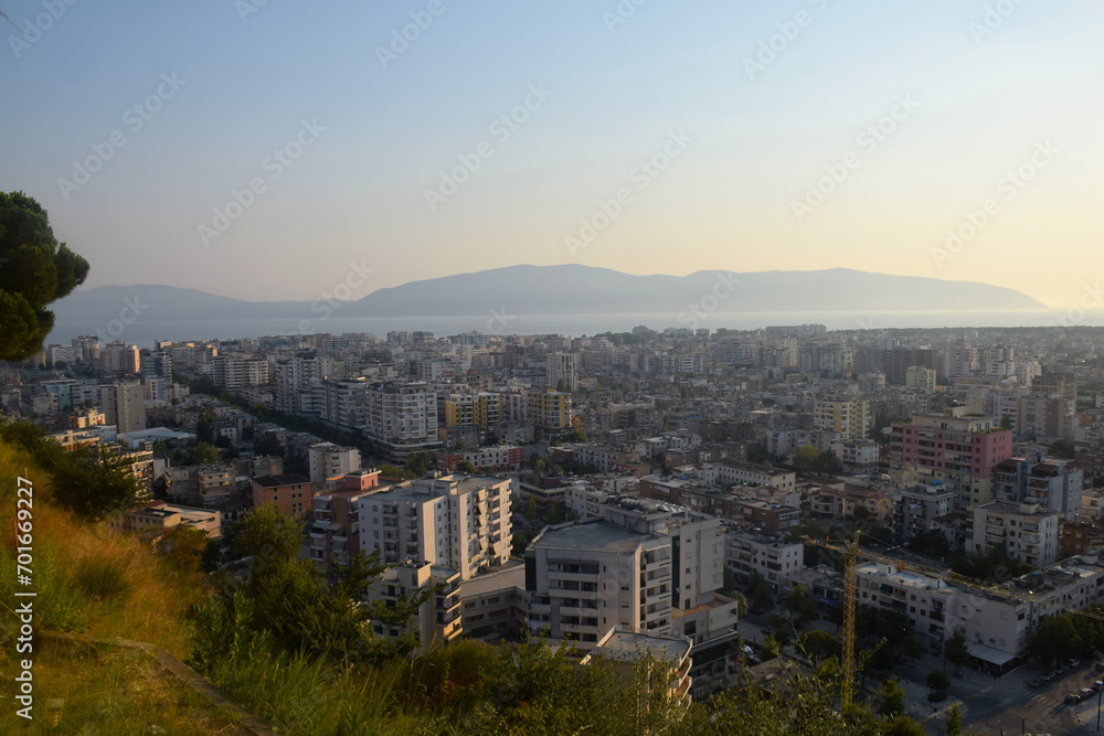 Fototapeta premium Valona panorama Albainia