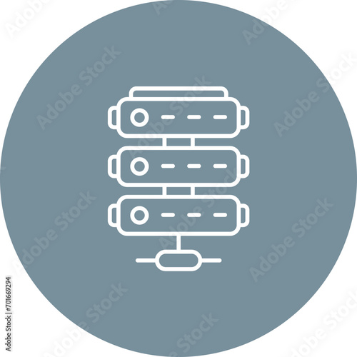 Servers Line Icon