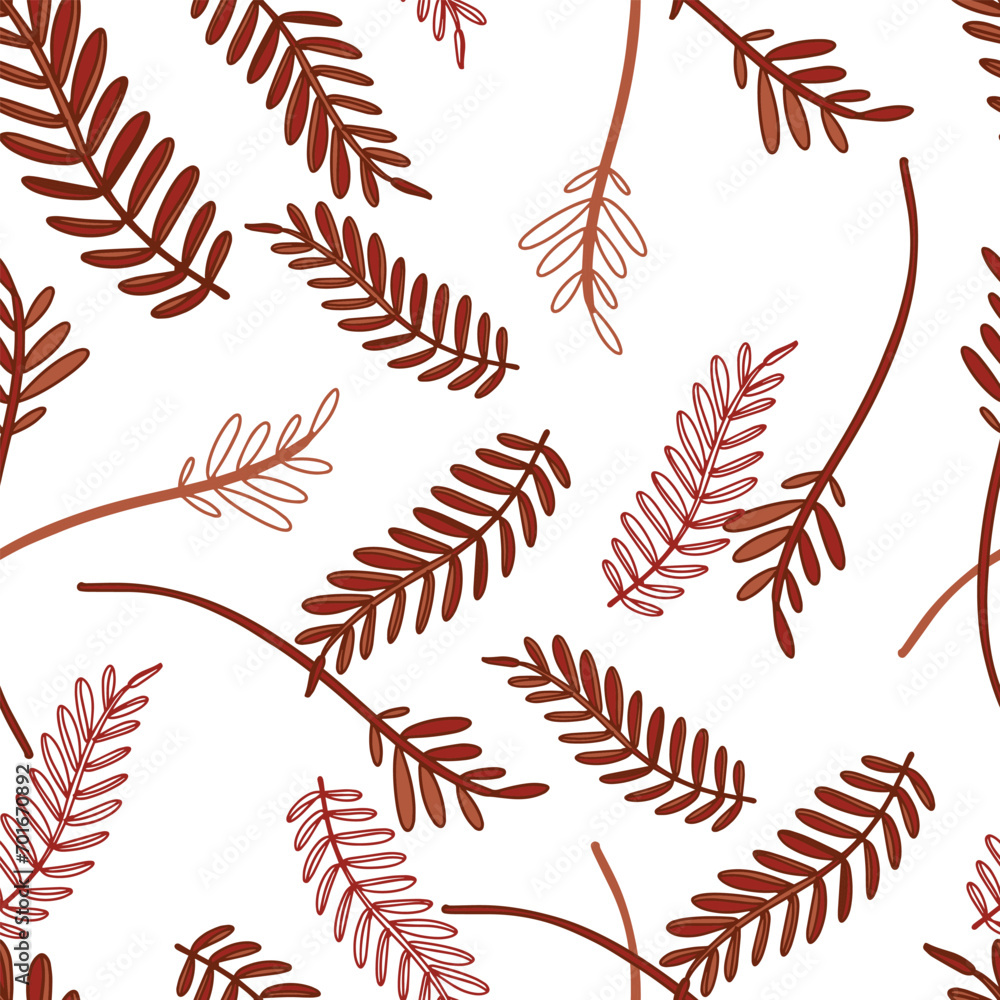 Leaves. Hand-drawn graphics. Green seamless doodles for fabric and packaging design. Leaves. Hand-drawn graphics. Green seamless doodles for fabric and packaging design.