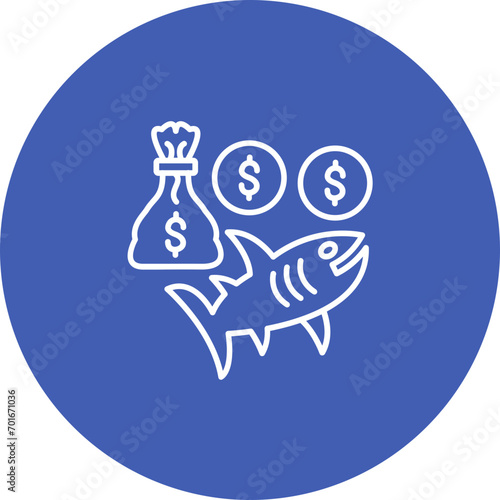 Loan Shark Line Icon