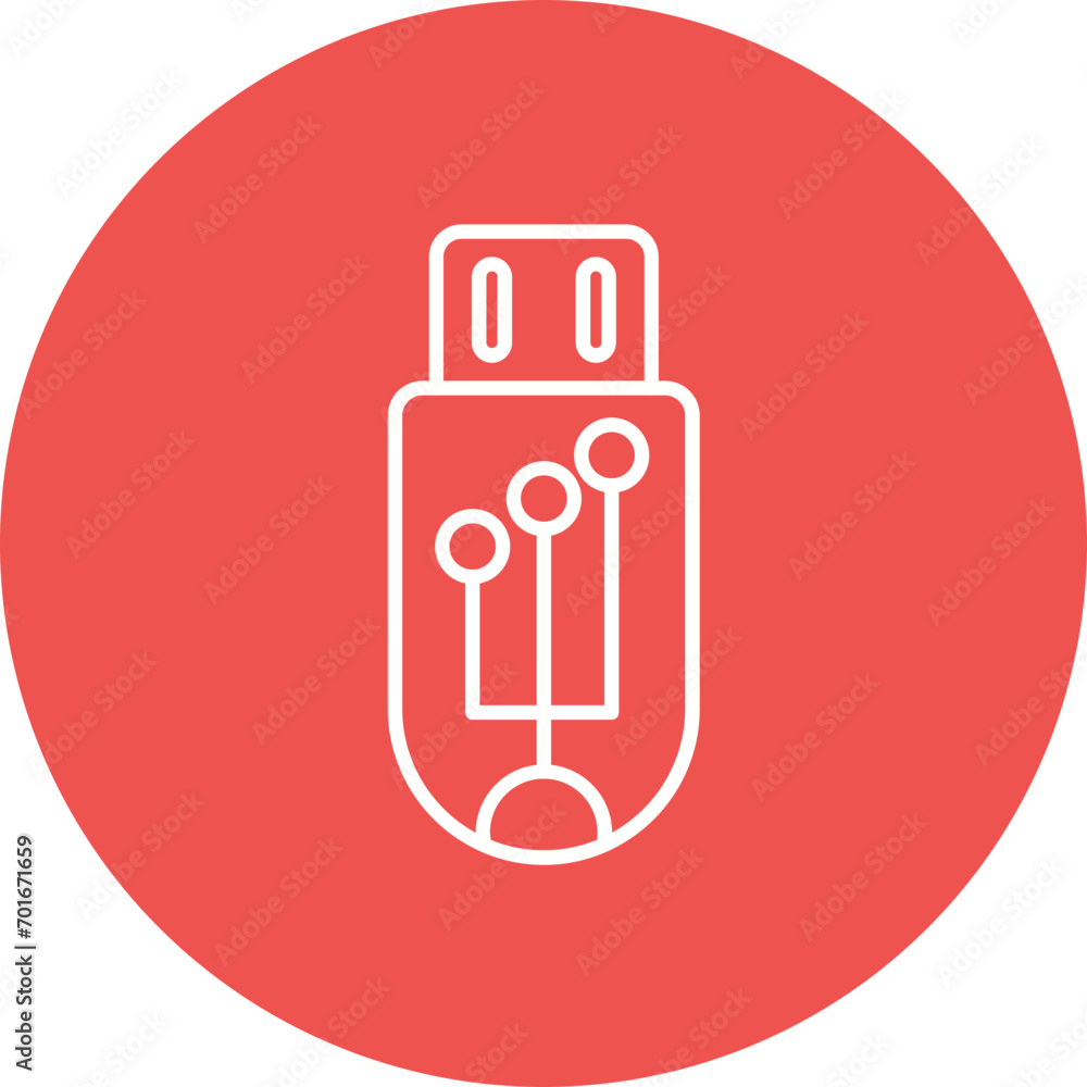 Data Portability Line Icon Data Portability Line Icon