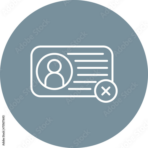 Right To Be Forgotten Line Icon