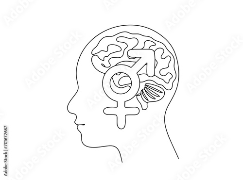 Intersex. Human. One line