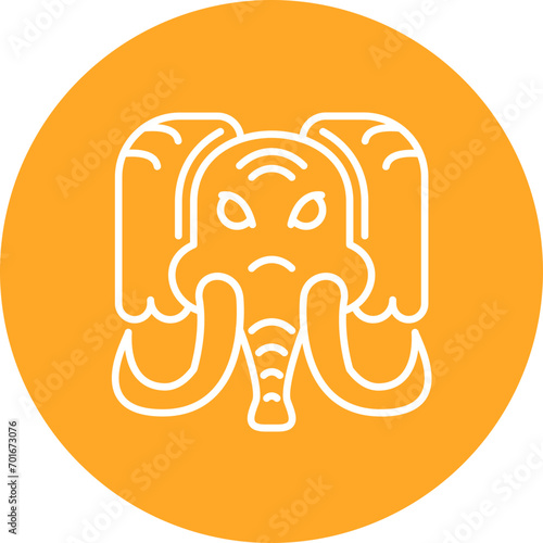 Mammoth Line Icon