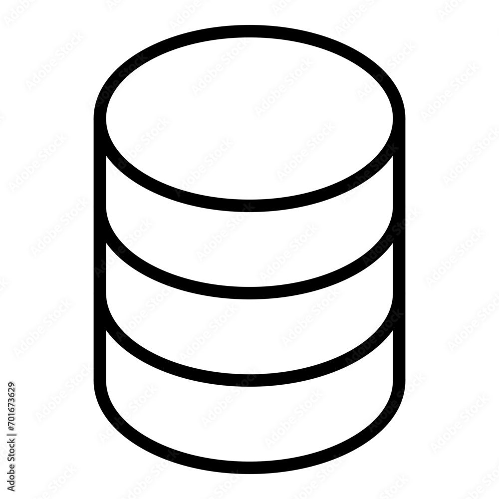 Database Line icon Database Line icon