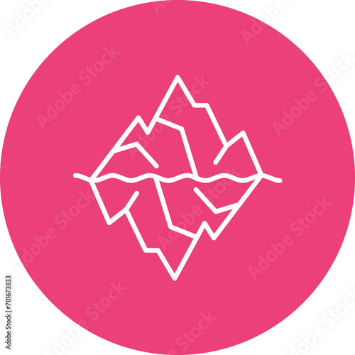 Glaciers Line Icon