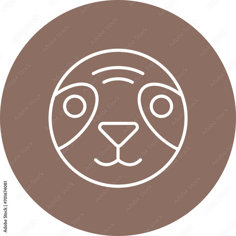 Sloth Line Icon Sloth Line Icon