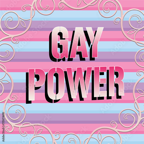 Gay Power beautiful banner 