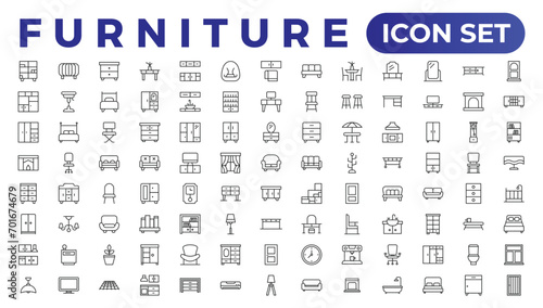 Insurance and assurance icon set. Containing healthcare medical, life, car, home, travel insurance icons. Solid icons vector collection. photo