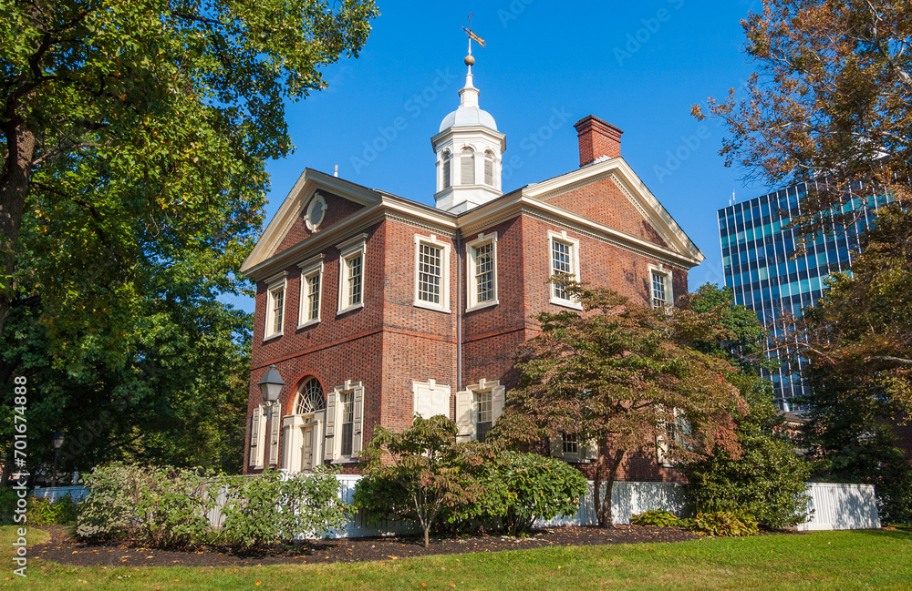Carpenters' Hall, Historical landmark in Philadelphia, Pennsylvania