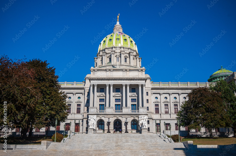 The Pennsylvania State Capitol Complex in Harrisburg, PA