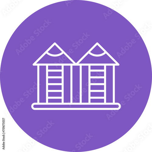Silo Line Icon