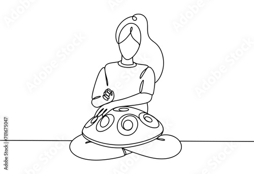 Glucophone. Woman. One line