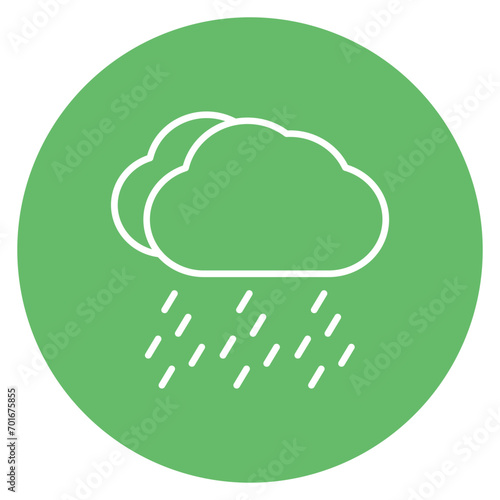 Heavy Rain Line Icon