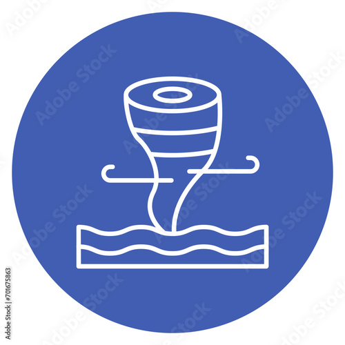 Cyclone Line Icon