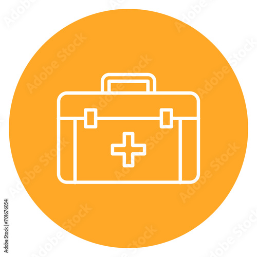 First Aid Kit Line Icon