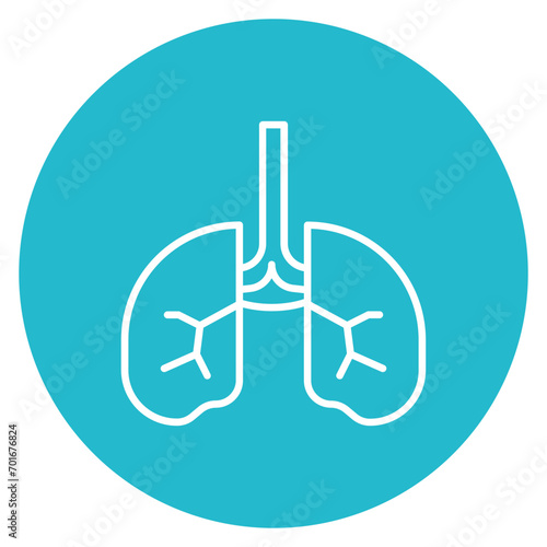 Lungs Line Icon