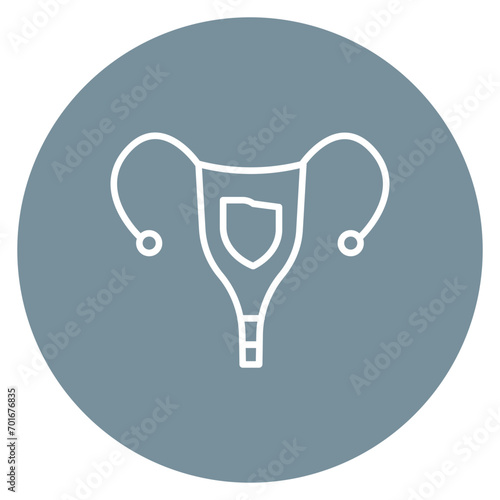 Ovaries Line Icon