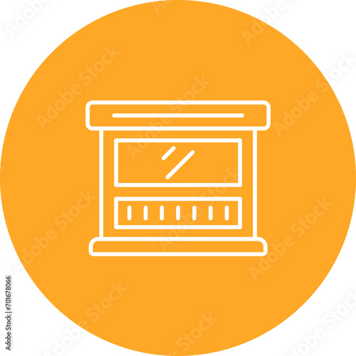 Ticket Booth Line Icon