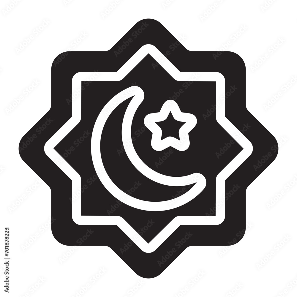 rub el hizb glyph icon rub el hizb glyph icon