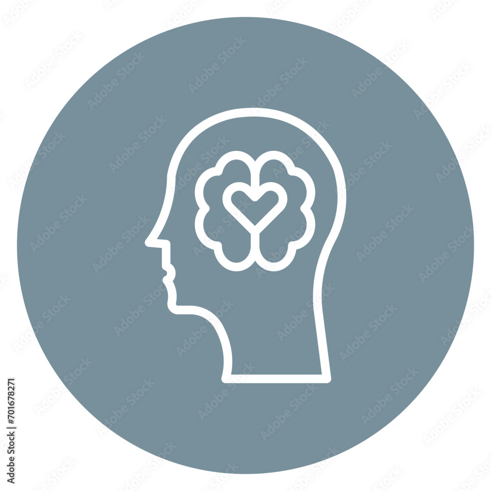 Emotional Intelligence Line Icon