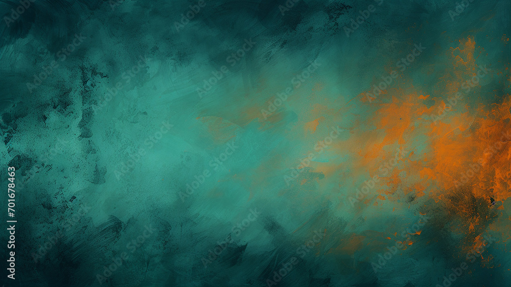 dark aqua background green and orange tones dark aqua background green and orange tones