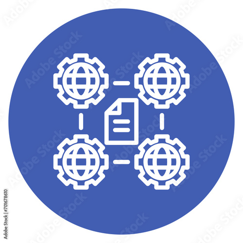Network Standardization Line Icon