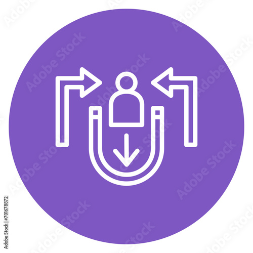 Customer Retention Line Icon