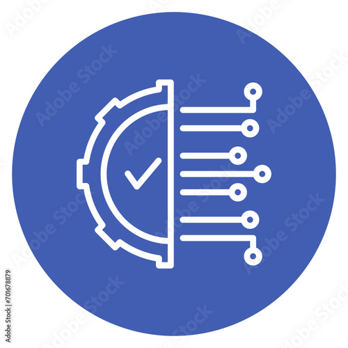 Digitalization Line Icon
