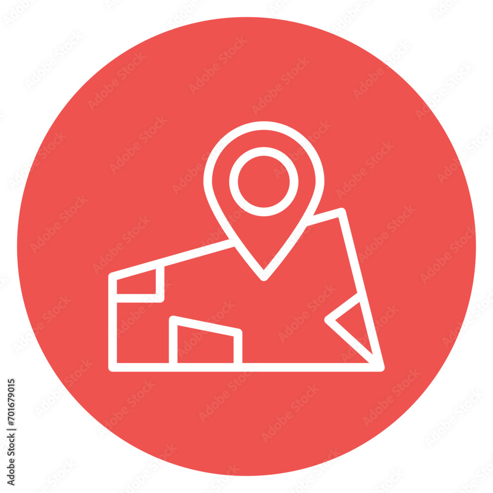Map Line Icon Map Line Icon