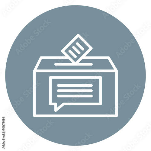 Suggestion Box Line Icon