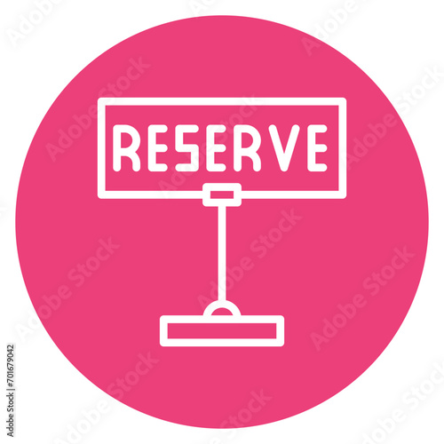 Reservations Line Icon
