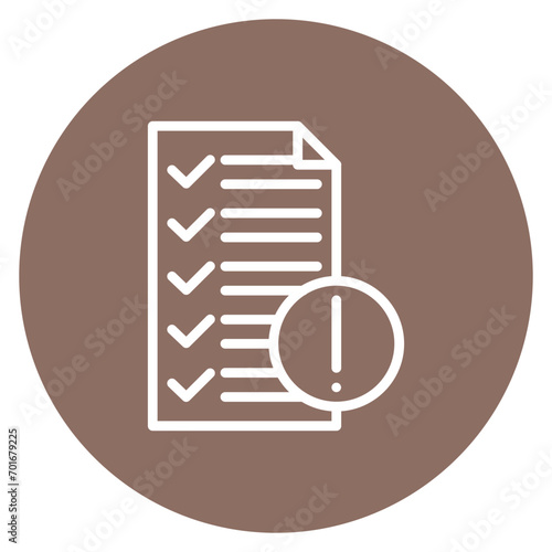 Compliance Risk Line Icon