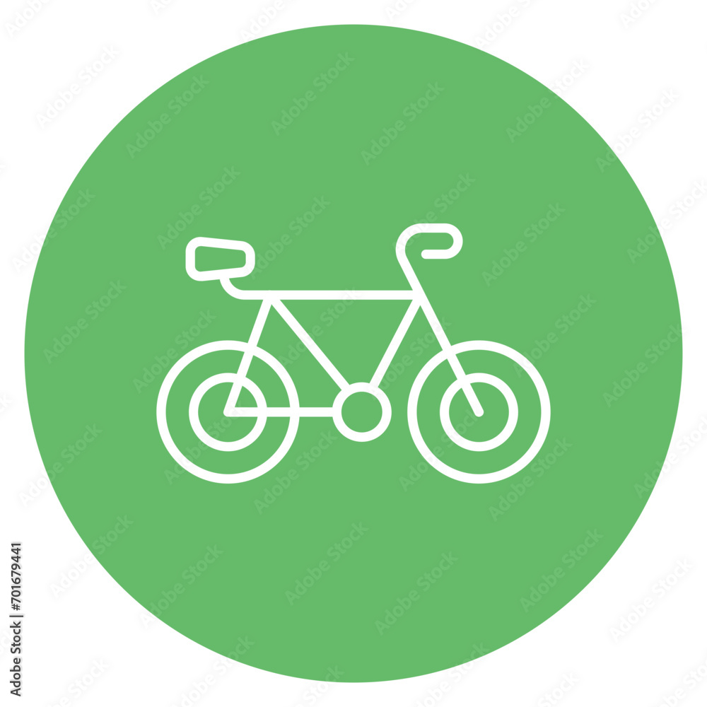 Fototapeta premium Bike Line Icon