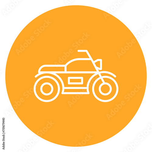 Motorcycle Line Icon