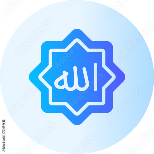 allah gradient icon