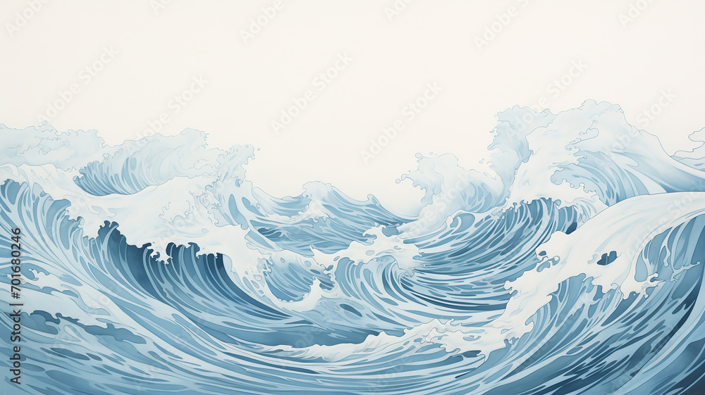 illustration of oil drawing on canvas with sea side illustration of oil drawing on canvas with sea side